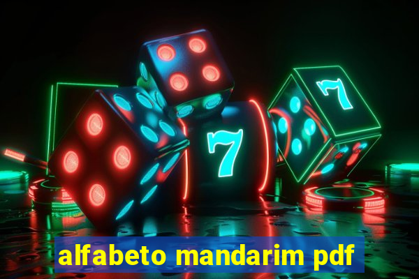 alfabeto mandarim pdf